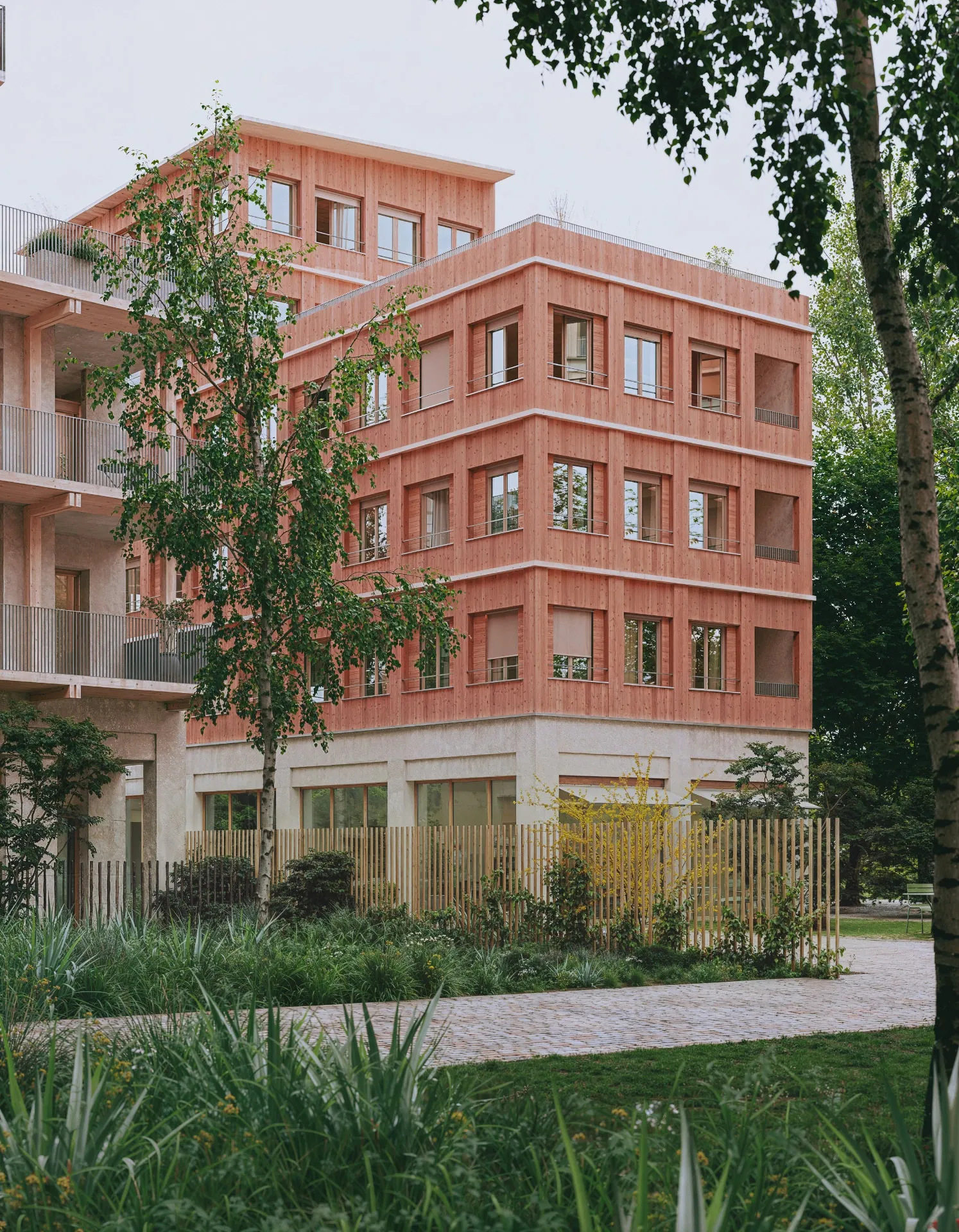 Îlot de logements en bois, Bagnolet